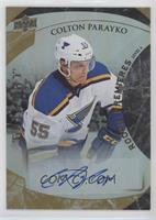 Level 2 - Rookie Premieres Autograph - Colton Parayko (2015-16 SPx Update) #/399