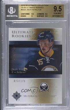 2015-16 Upper Deck Ultimate Collection - 2005-06 Ultimate Rookies - Autographs #05-JE - Jack Eichel (Unsigned) /175 [BGS 9.5 GEM MINT]