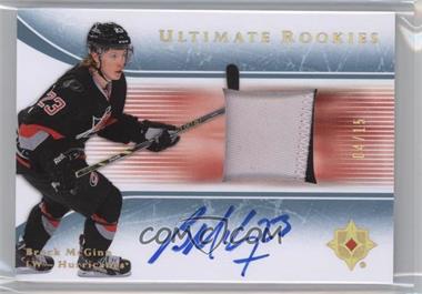 2015-16 Upper Deck Ultimate Collection - 2005-06 Ultimate Rookies - Spectrum Gold Auto Patch #05-BM - Brock McGinn /15