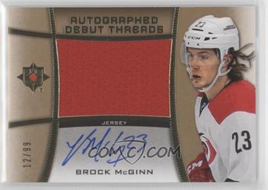 2015-16 Upper Deck Ultimate Collection - Autographed Debut Threads #ADT-BM - Brock McGinn /99