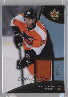 2015-16 Upper Deck Ultimate Collection - [Base] - Gold Patch #4 - Jakub Voracek /15