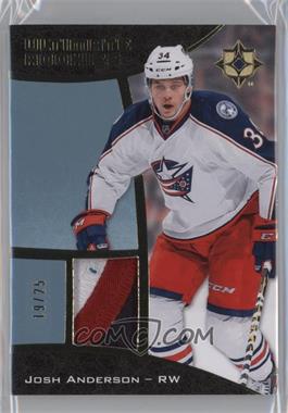 2015-16 Upper Deck Ultimate Collection - [Base] - Gold Patch #68 - Ultimate Rookies Patch - Josh Anderson /25