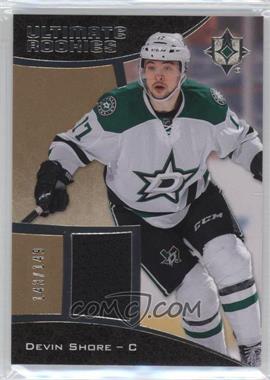 2015-16 Upper Deck Ultimate Collection - [Base] - Silver Jersey #81 - Ultimate Rookies - Devin Shore /149