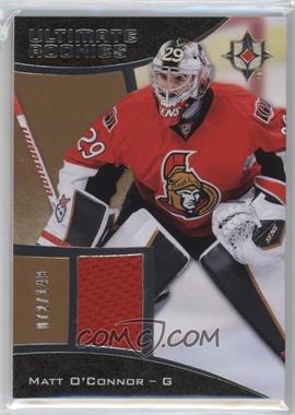 2015-16 Upper Deck Ultimate Collection - [Base] - Silver Jersey #94 - Ultimate Rookies - Matt O'Connor /149