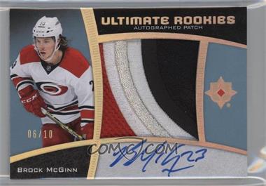 2015-16 Upper Deck Ultimate Collection - [Base] - Spectrum Gold Autographed Patch #66 - Ultimate Rookies Auto Patch - Brock McGinn /10