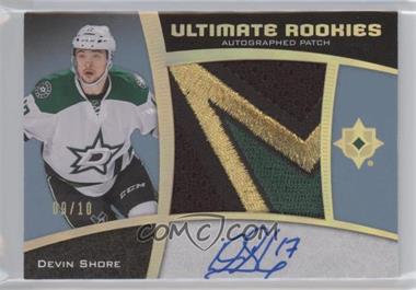 2015-16 Upper Deck Ultimate Collection - [Base] - Spectrum Gold Autographed Patch #81 - Ultimate Rookies Auto Patch - Devin Shore /10 [Noted]