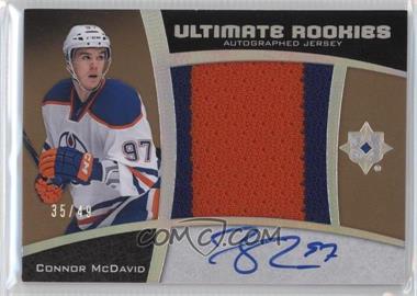 2015-16 Upper Deck Ultimate Collection - [Base] - Spectrum Silver Autographed Jersey #109 - Ultimate Rookies Auto Jersey - Tier 2 - Connor McDavid /49