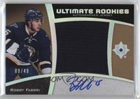 Ultimate Rookies Auto Jersey - Tier 2 - Robby Fabbri #/49