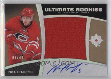 2015-16 Upper Deck Ultimate Collection - [Base] - Spectrum Silver Autographed Jersey #115 - Ultimate Rookies Auto Jersey - Tier 2 - Noah Hanifin /49