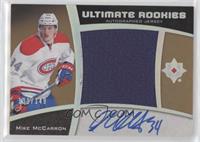 Ultimate Rookies Auto Jersey - Tier 1 - Mike McCarron [EX to NM] #/149