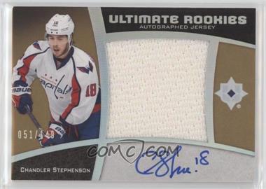 2015-16 Upper Deck Ultimate Collection - [Base] - Spectrum Silver Autographed Jersey #69 - Ultimate Rookies Auto Jersey - Tier 1 - Chandler Stephenson /149