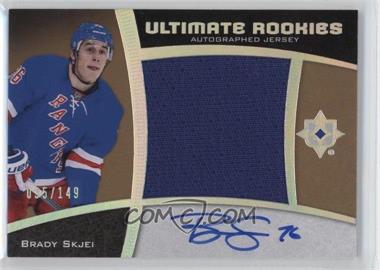 2015-16 Upper Deck Ultimate Collection - [Base] - Spectrum Silver Autographed Jersey #87 - Ultimate Rookies Auto Jersey - Tier 1 - Brady Skjei /149