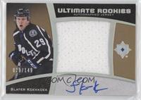 Ultimate Rookies Auto Jersey - Tier 1 - Slater Koekkoek #/149