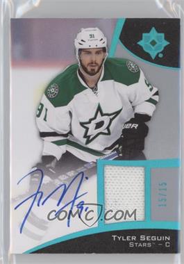 2015-16 Upper Deck Ultimate Collection - [Base] - Spectrum Teal Autographed Relic #46 - Tyler Seguin /15