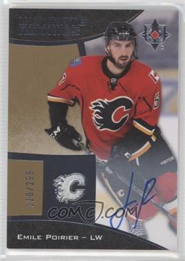 2015-16 Upper Deck Ultimate Collection - [Base] #104 - Tier 1 - Autographed Ultimate Rookies - Emile Poirier /299