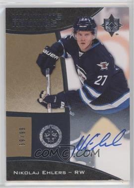 2015-16 Upper Deck Ultimate Collection - [Base] #118 - Tier 2 - Autographed Ultimate Rookies - Nikolaj Ehlers /99