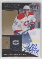 Tier 1 - Autographed Ultimate Rookies - Mike McCarron #/299