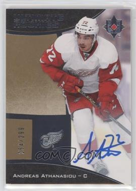 2015-16 Upper Deck Ultimate Collection - [Base] #71 - Tier 1 - Autographed Ultimate Rookies - Andreas Athanasiou /299