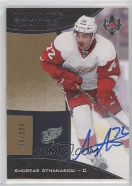 2015-16 Upper Deck Ultimate Collection - [Base] #71 - Tier 1 - Autographed Ultimate Rookies - Andreas Athanasiou /299