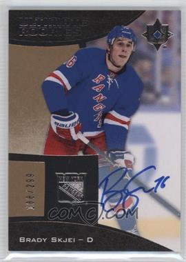 2015-16 Upper Deck Ultimate Collection - [Base] #87 - Tier 1 - Autographed Ultimate Rookies - Brady Skjei /299