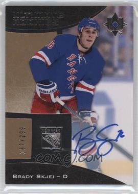 2015-16 Upper Deck Ultimate Collection - [Base] #87 - Tier 1 - Autographed Ultimate Rookies - Brady Skjei /299