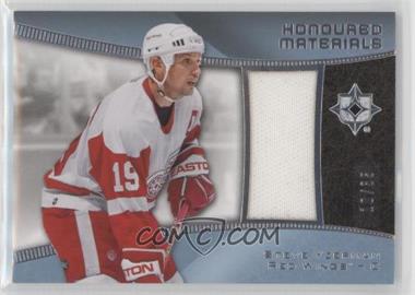 2015-16 Upper Deck Ultimate Collection - Honoured Materials #HM-SY - Short Printed - Steve Yzerman /35