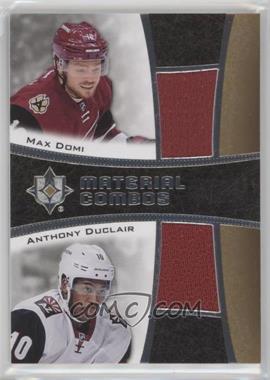 2015-16 Upper Deck Ultimate Collection - Material Combos #MC2-ARZ - Max Domi, Anthony Duclair