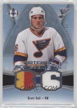 2015-16 Upper Deck Ultimate Collection - Materials Achievements #MA-BH - Brett Hull /99