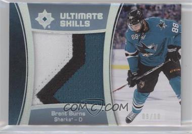 2015-16 Upper Deck Ultimate Collection - Ultimate Skills - Spectrum Silver #USK-BB - Brent Burns /10