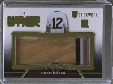 2015 Leaf In the Game Stickwork - Game-Used Stick - Gold #GUS-01 - Adam Oates /5