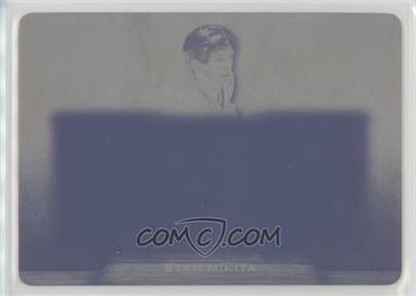 2015 Leaf In the Game Stickwork - Game-Used Stick - Printing Plate Black #GUS-69 - Stan Mikita /1