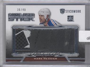 2015 Leaf In the Game Stickwork - Game-Used Stick - Silver #GUS-46 - Mark Messier /40 [Uncirculated]