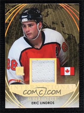 2015 Leaf In the Game Superlative - International Ice Relics - Gold Spectrum #IIJ-06 - Eric Lindros /1