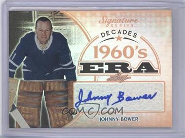 2015 Leaf Signature Series - Decades Autographs - Bronze #SD-JB1 - Johnny Bower