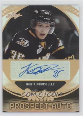 2015 Leaf Signature Series - Signature Prospect Autographs - Bronze #SP-NK1 - Nikita Korostelev