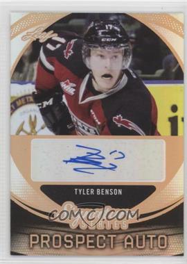 2015 Leaf Signature Series - Signature Prospect Autographs - Bronze #SP-TB2 - Tyler Benson