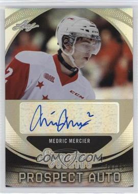 2015 Leaf Signature Series - Signature Prospect Autographs - Gray #SP-MM1 - Medric Mercier /49