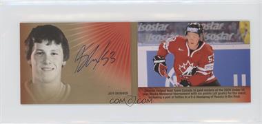 2015 Upper Deck Team Canada Master Collection - Team Canada Signature Moments Booklets #SM-JS - Jeff Skinner /25