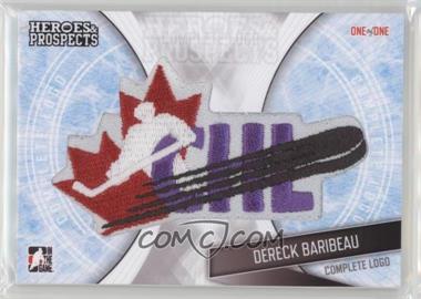 2016-17 Leaf In the Game Heroes & Prospects - Complete Logo #CL-DB - Dereck Baribeau /1
