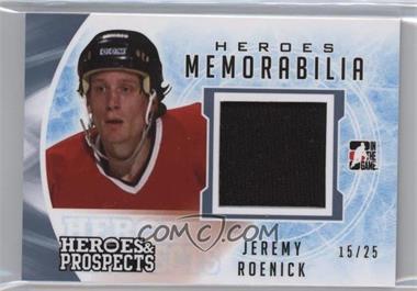 2016-17 Leaf In the Game Heroes & Prospects - Heroes Memorabilia - Platinum #HM-22 - Jeremy Roenick /25
