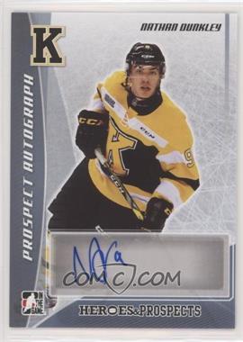 2016-17 Leaf In the Game Heroes & Prospects - Prospect Autographs #PA-ND1 - Nathan Dunkley