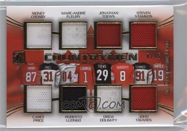 2016-17 Leaf In the Game Used - Countrymen - Gold #C-03 - Sidney Crosby, Marc-Andre Fleury, Jonathan Toews, Steven Stamkos, Carey Price, Roberto Luongo, Drew Doughty, John Tavares /15