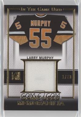 2016-17 Leaf In the Game Used - Game-Used Memorabilia - Gold #GU-14 - Larry Murphy /20