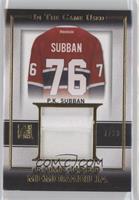 P.K. Subban #/20