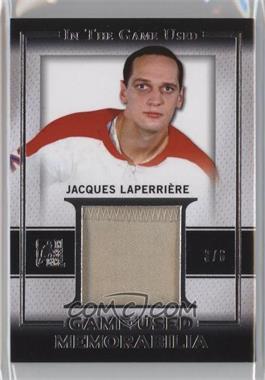 2016-17 Leaf In the Game Used - Game-Used Memorabilia - Silver Patch #GU-08 - Jacques Laperrière /6