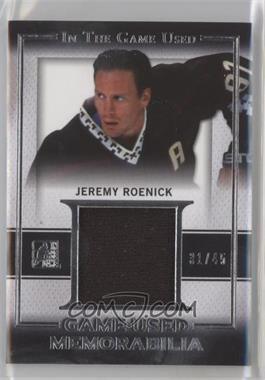 2016-17 Leaf In the Game Used - Game-Used Memorabilia - Silver #GU-09 - Jeremy Roenick /45