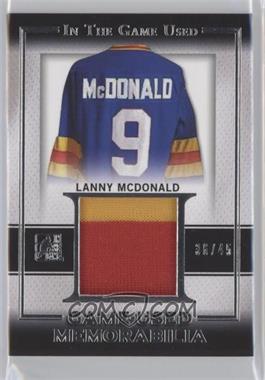 2016-17 Leaf In the Game Used - Game-Used Memorabilia - Silver #GU-13 - Lanny McDonald /45