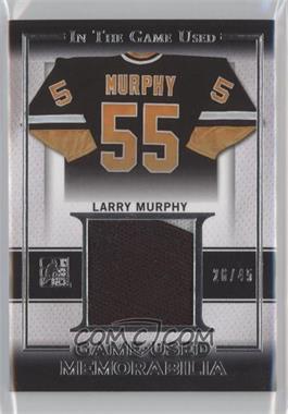 2016-17 Leaf In the Game Used - Game-Used Memorabilia - Silver #GU-14 - Larry Murphy /45