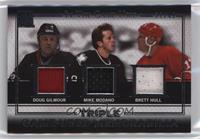 Doug Gilmour, Mike Modano, Brett Hull #/45