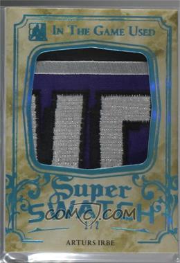 2016-17 Leaf In the Game Used - Super Swatch - Blue Spectrum Patch #SSP-03 - Arturs Irbe /2 [Noted]